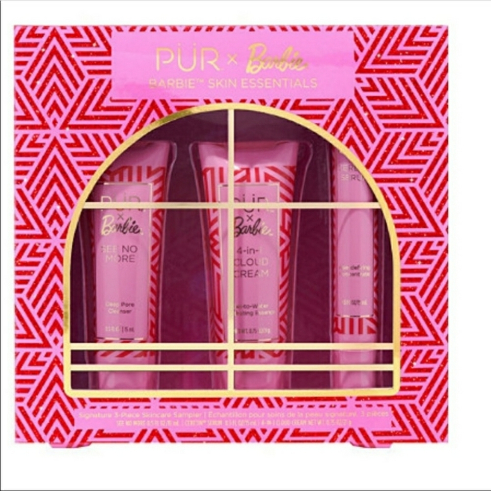 Brand New Pur X Barbie 3-pcs Skincare Set